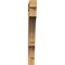 Ekena Millwork Balboa Block Smooth Bracket, Western Red Cedar, 3 1/2"W x 34"D x 34"H BKT04X34X34BOA05SWR - alternate 3